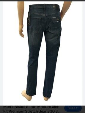 NWT Nickel & Iron Modern Slim Fit Premium Stretch Jeans
